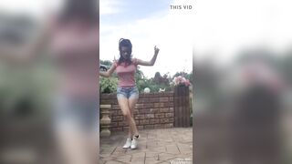 TikTok Teen Braless Dancing Shuffle Bouncing Tits Jiggle #10