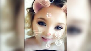 Teen Facial Blonde Girlfriend Snap Filter