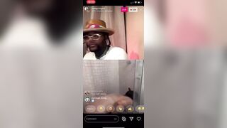 WHITE GIRL GROUPIE PUTS ON a SHOW FOR RAPPER GOLD GAD ON INSTAGRAM LIVE