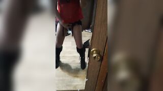 wife at home recording for another  guy