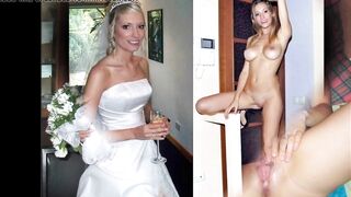 Dressed undressed Brides Slideshow #3