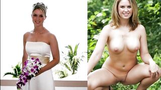 Dressed undressed Brides Slideshow #3