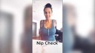 Tiktok (32) - Braless see through amateur big boobs flashing