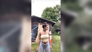 Tiktok (32) - Braless see through amateur big boobs flashing