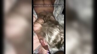 SEXY BLONDE SNAPCHAT GIRL GETS FUCK BY HUGE DICK - SNAPCHAT BLOWJOB