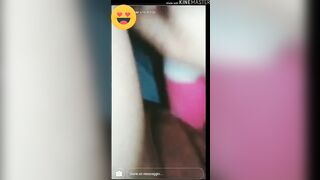 Instagram slut playing with dildo wet pussy