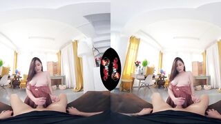 VRLATINA Cute Latina Cum Covered Face VR