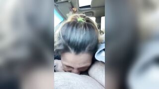 Mature hooker blowjob in car