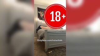 Wife Fucks a Cheating Married Man from Reddit while Husband Hides in the Closet - Creampie Finish