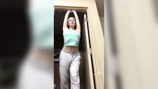 Reddit Girl does NSFW Silhouette Challenge for Tiktok