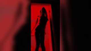 Reddit Girl does NSFW Silhouette Challenge for Tiktok