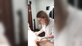 Spontaneous ejaculation while trimming