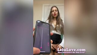 Amateur pornstar rating dicks selfie satin cumshot cuckolding JOI lots more behind the scenes CUM-pilation... - Lelu Love