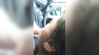 Friend’s wife blows me in car