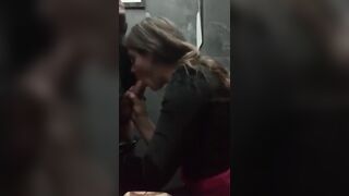 Girl Met by ​ZoneFuck​ Com​ Give Deepthroat in Public Toilet