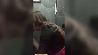 Girl Met by ​ZoneFuck​ Com​ Give Deepthroat in Public Toilet