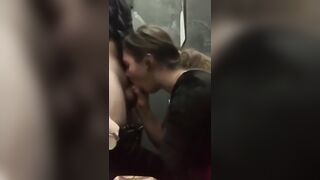 Girl Met by ​ZoneFuck​ Com​ Give Deepthroat in Public Toilet