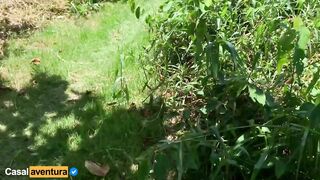 Quickie Hidden in the Bush on the Beach - Anal Outdoor