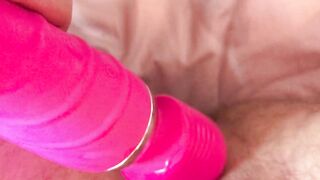 Cumshot På 3 Minutter Med Sin Nye Vibrator