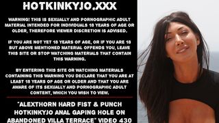 AlexThorn hard fist & punch Hotkinkyjo anal gaping hole