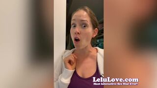 Homemade pornstar recapping NIGHTMARE close call plus nude behind the scenes adventures & POV femdom & more - Lelu Love