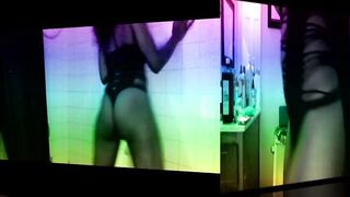 colorful twerk edited video Beatking- going down