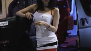 Japanese Girl Auto Show  model video play back