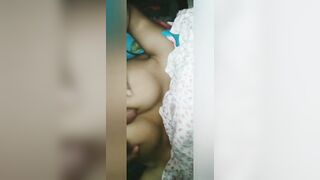 Amazing Hot Tity Fuck and Cum on my South Asian Girlfriend