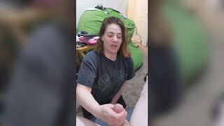 SLOWMO CUMGUSH after JUST Showering - Heather Kane