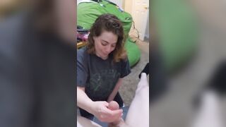 SLOWMO CUMGUSH after JUST Showering - Heather Kane