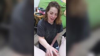 SLOWMO CUMGUSH after JUST Showering - Heather Kane