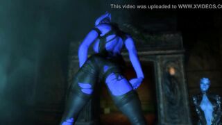 Mass Effect Asari dance twerk