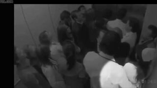 Doctor Gropes Nurse In Elevator Full Of People