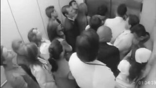 Doctor Gropes Nurse In Elevator Full Of People