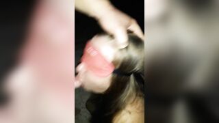 Hot PAWG Slut make BLOWJOB on first Tinder Date POV