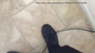 Pissing on the floor