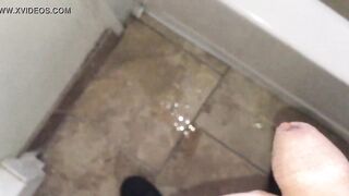 Pissing on the floor