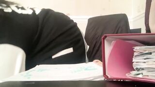 Wet Pussy Asmr on Zoom Study Session