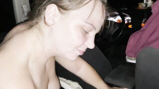 Got a ride and Some Big Titty MILF Car Head - HOT MILF 3