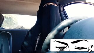 Niqab super mamant dance don la voiture khadoj