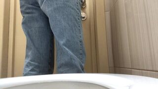 Hidden camera in the toilet women pissing pee