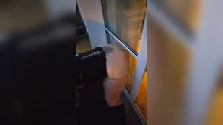 Funny at the window