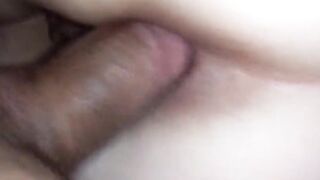 Wife gets anal complain homemade amateur cum in asshole