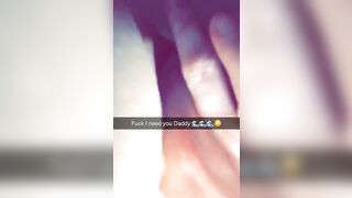 Teasing Snapchat Soaking Wet Pussy