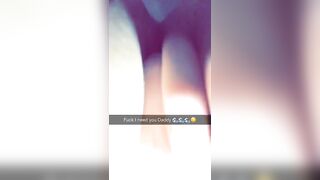 Teasing Snapchat Soaking Wet Pussy