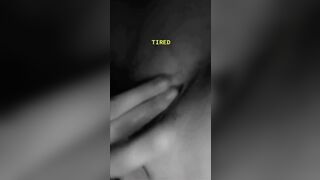 Wet pussy fingering snapchat part 2