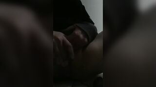 Sexy Girl Gets off at Work while Begging Boyfriend to Cheat