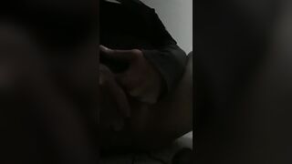 Sexy Girl Gets off at Work while Begging Boyfriend to Cheat