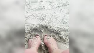 Sexy Feet/toes in the Sand