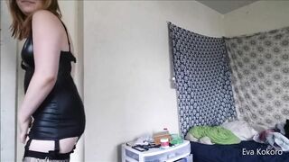 Pee Desperation in Tight Dress